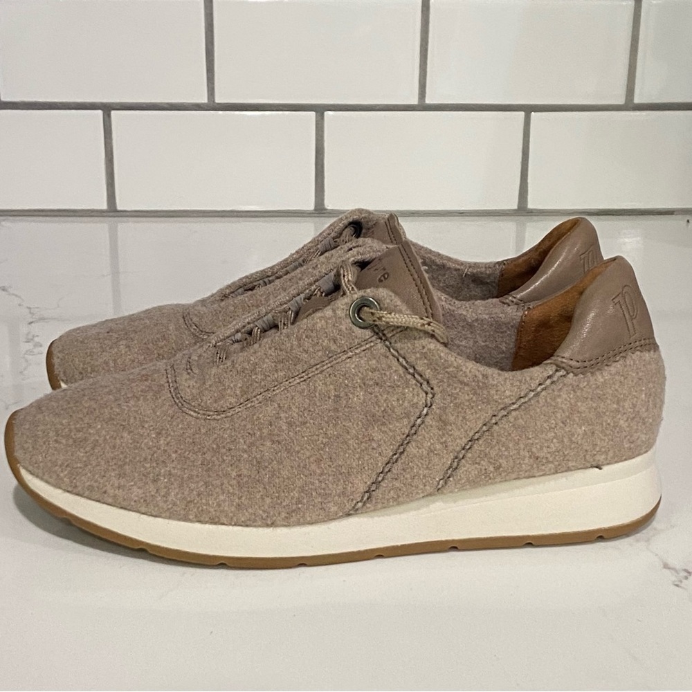 Paul Green Size 4 US Size 6.5 Kalista Merino Wool Leather Luxury Sneaker - Picture 8 of 16
